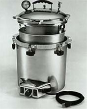 25X-120V Electric Steam Sterilizer, Capacity, 25 Qt; 120 VAC, 50/60 Hz from  Cole-Parmer